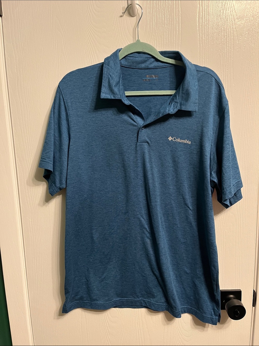 Men’s Columbia Omni-wick dark blue polo